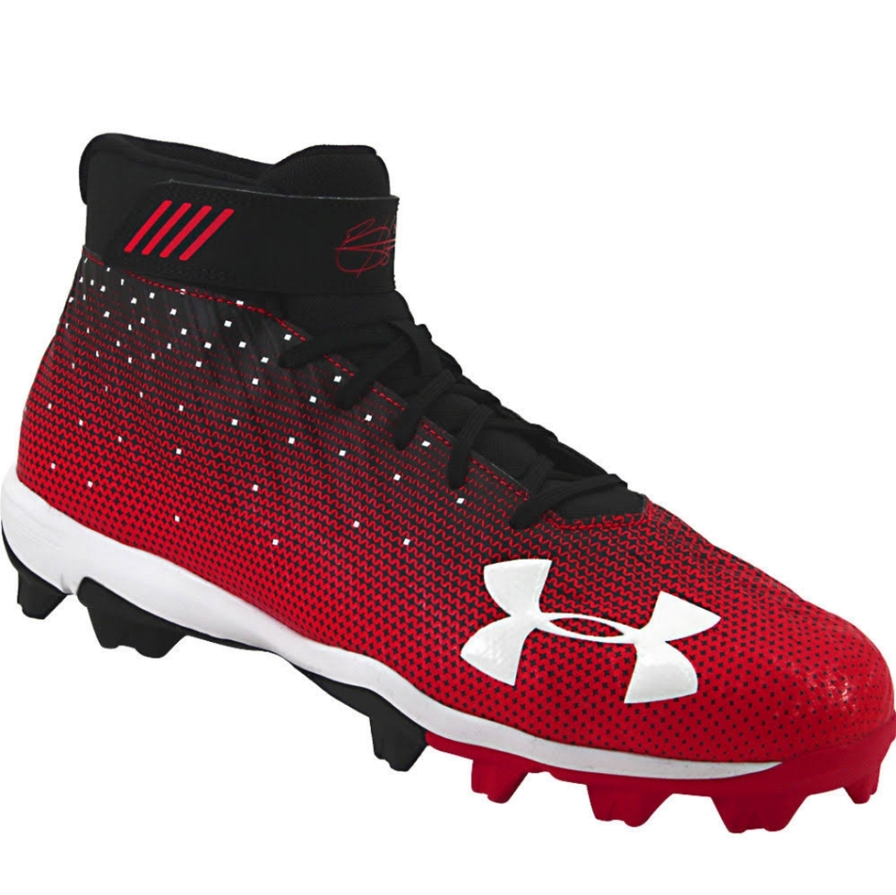 Bryce Harper Baseball Under Armour Red Cleat shoes
